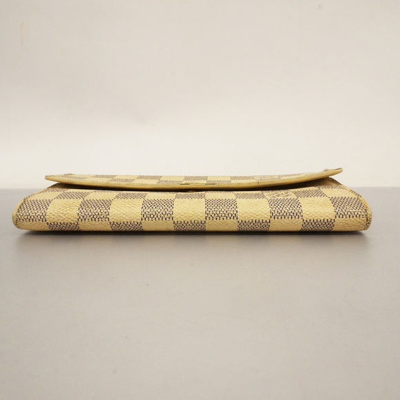 LOUIS VUITTONAuth Damier Azur Portofeuil Sala N61735 Women's Long Wallet - Picture 2 of 10